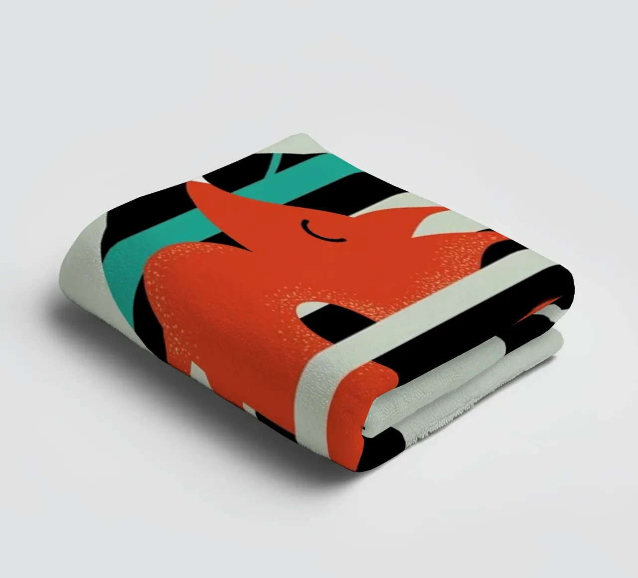 Fox towel by Doozal