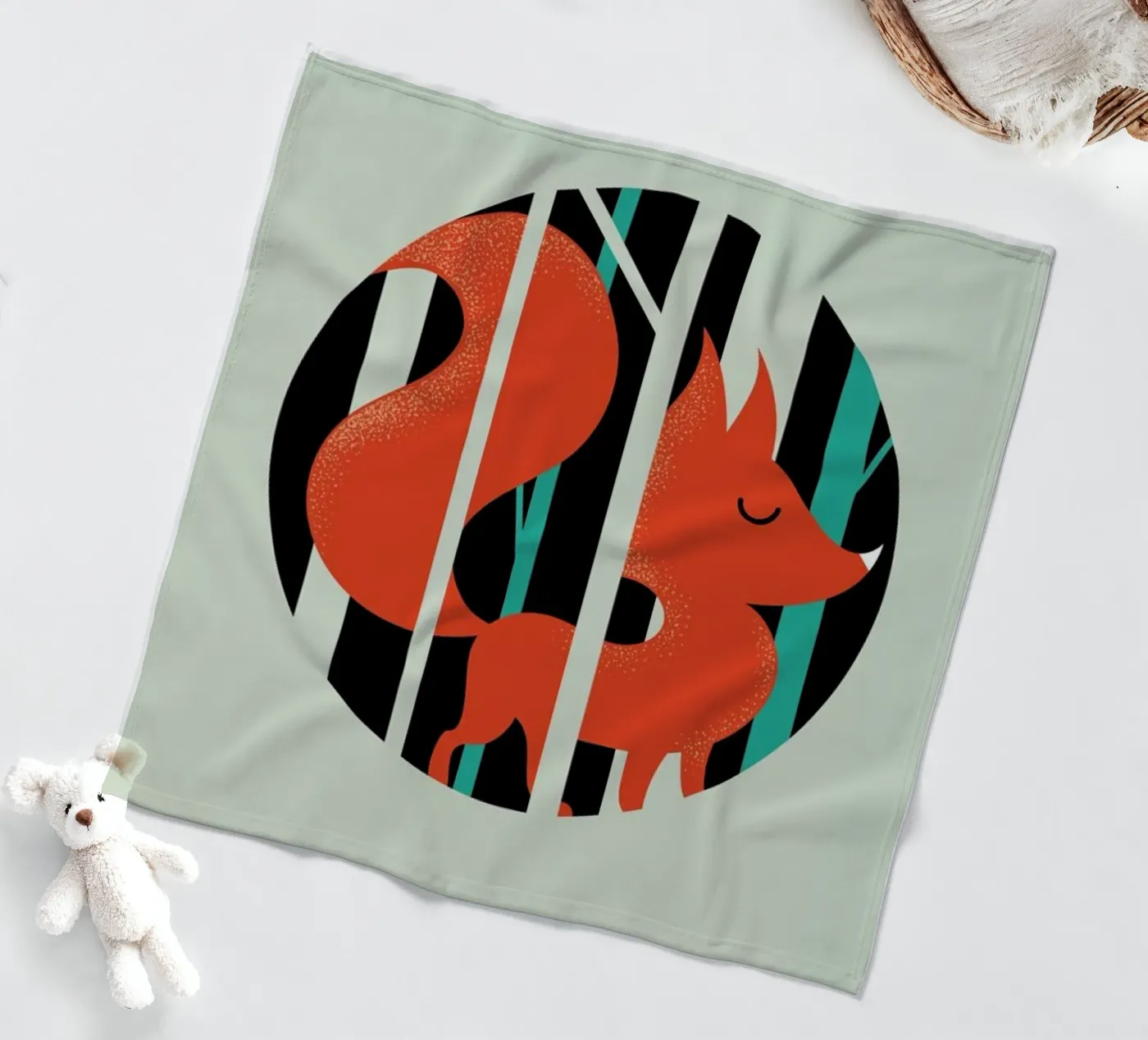 Fox Fleecedecke von Doozal