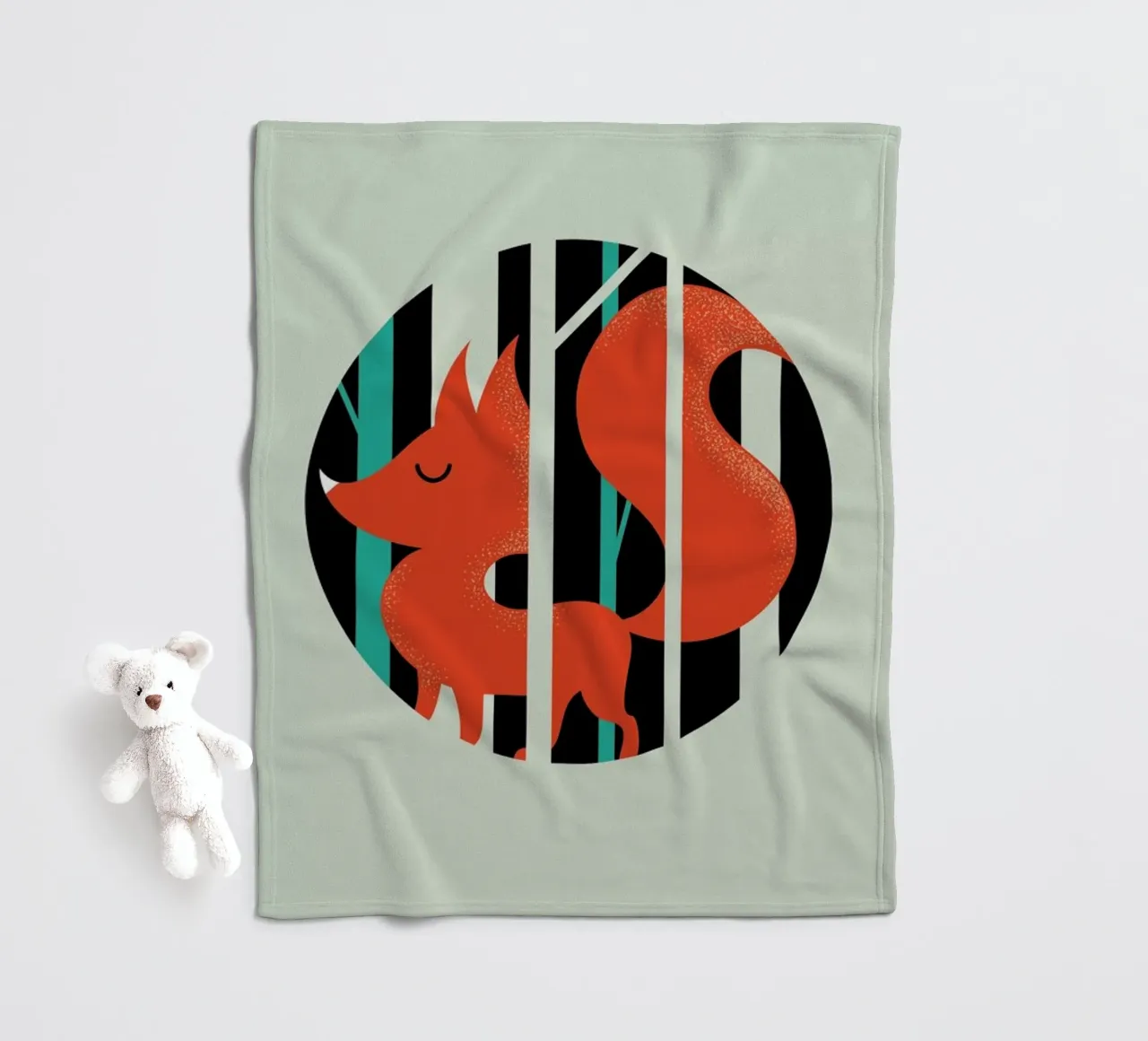 Fox Fleecedecke von Doozal