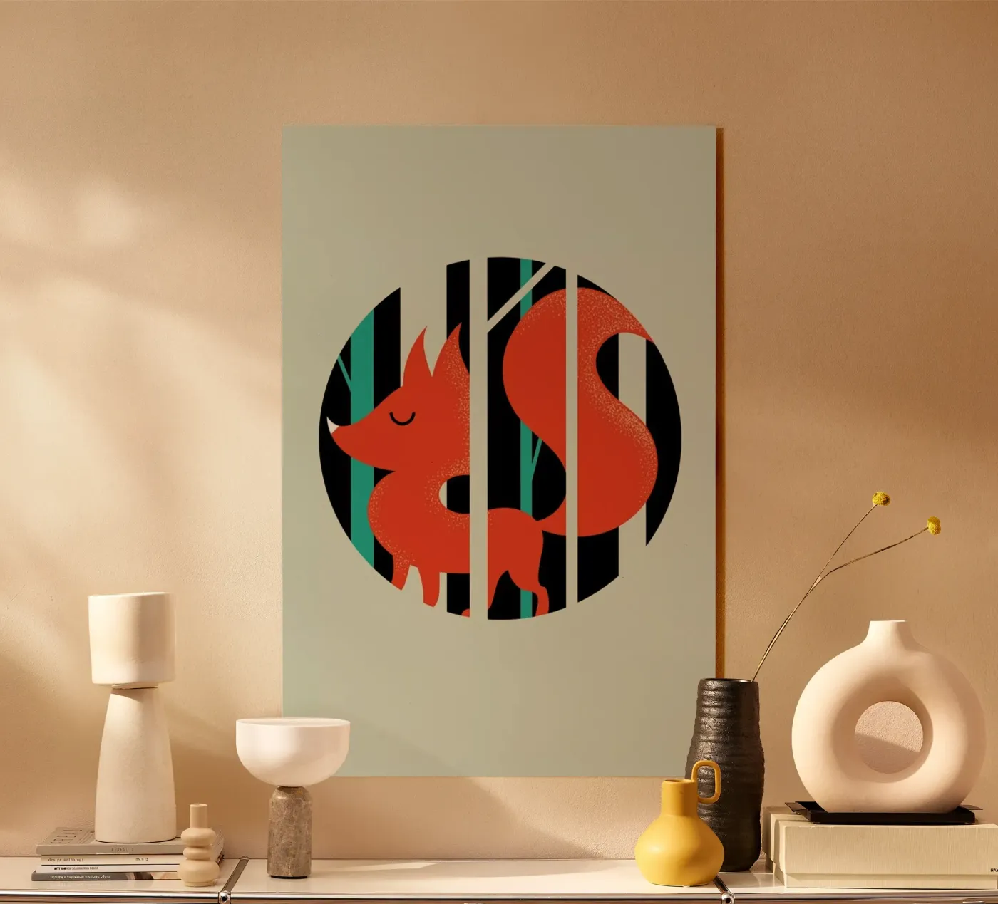 Fox Acryl-Glas von Doozal