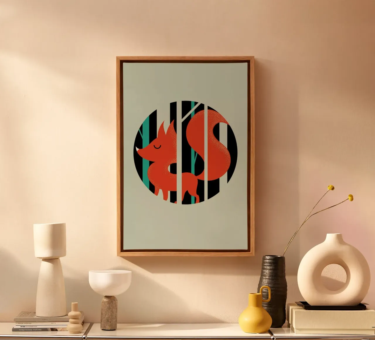 Fox canvas by Doozal