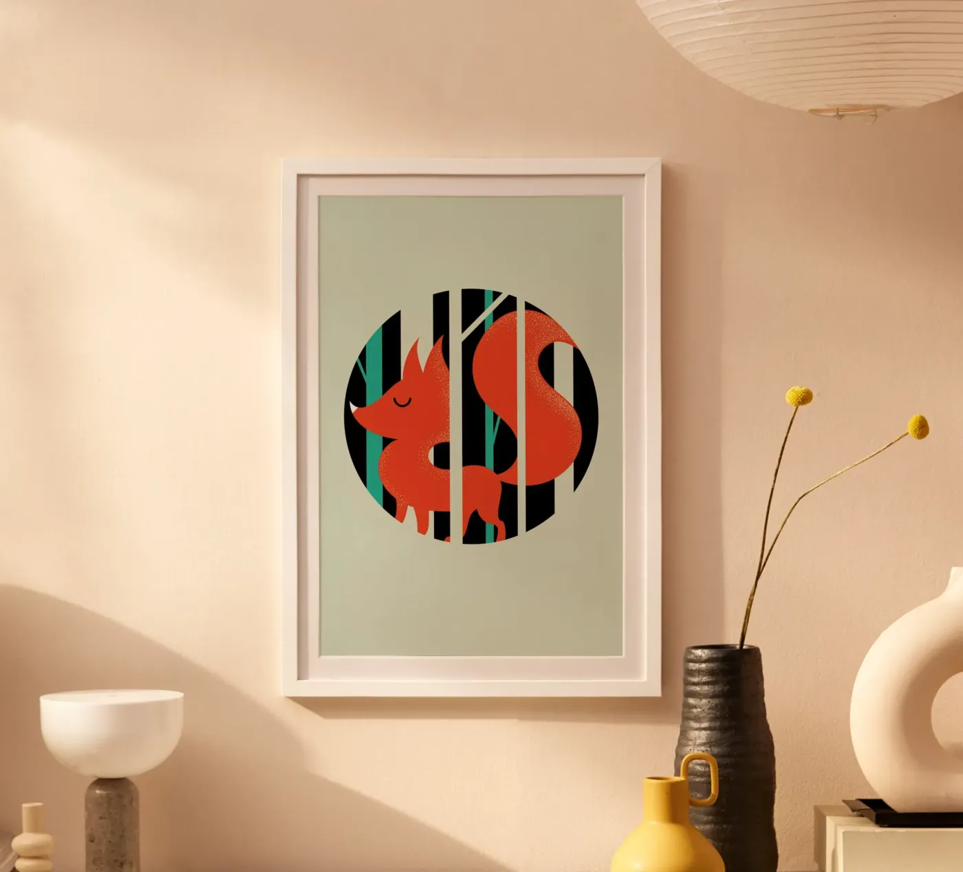 Fox Poster von Doozal