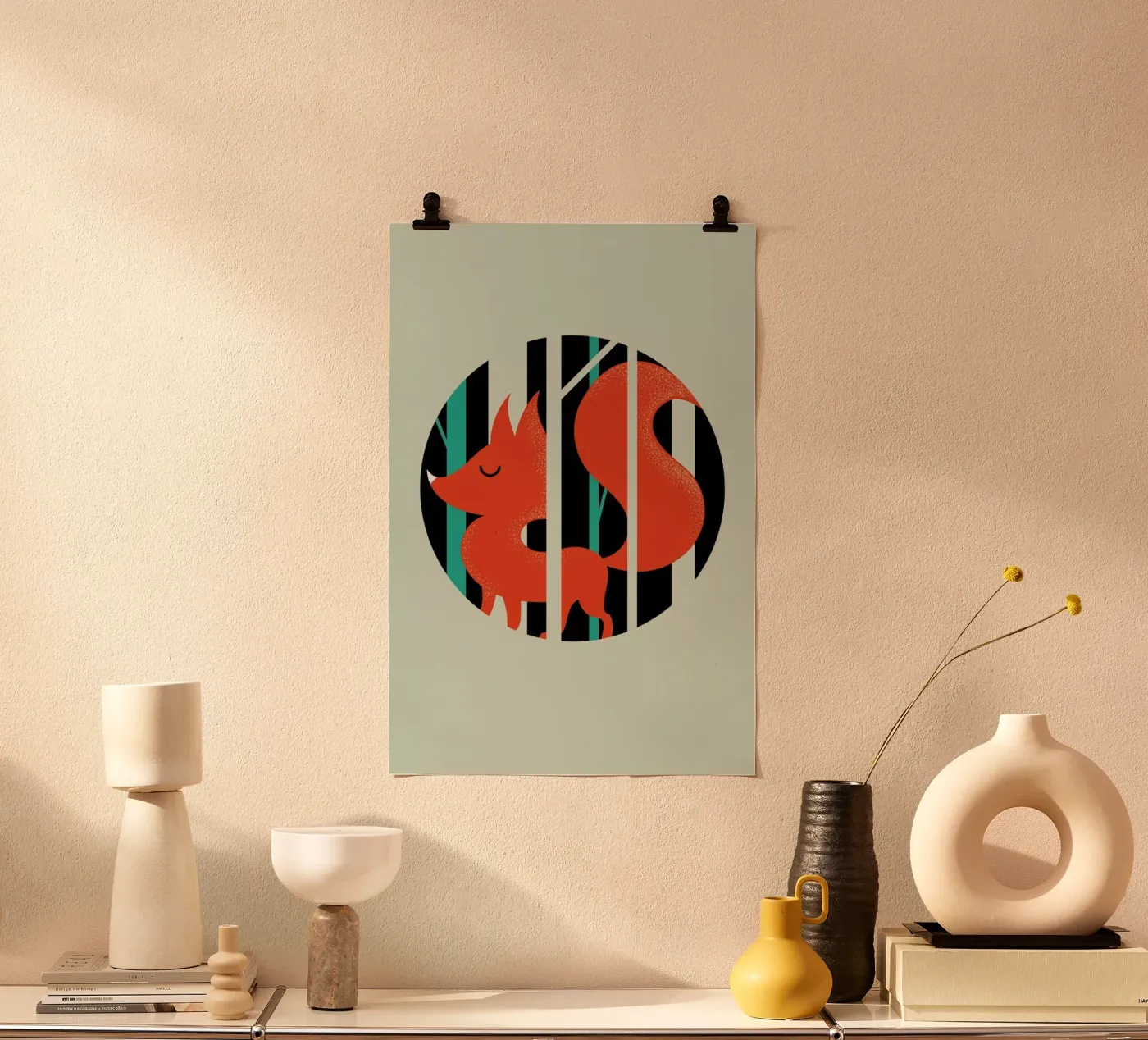 Fox Poster von Doozal
