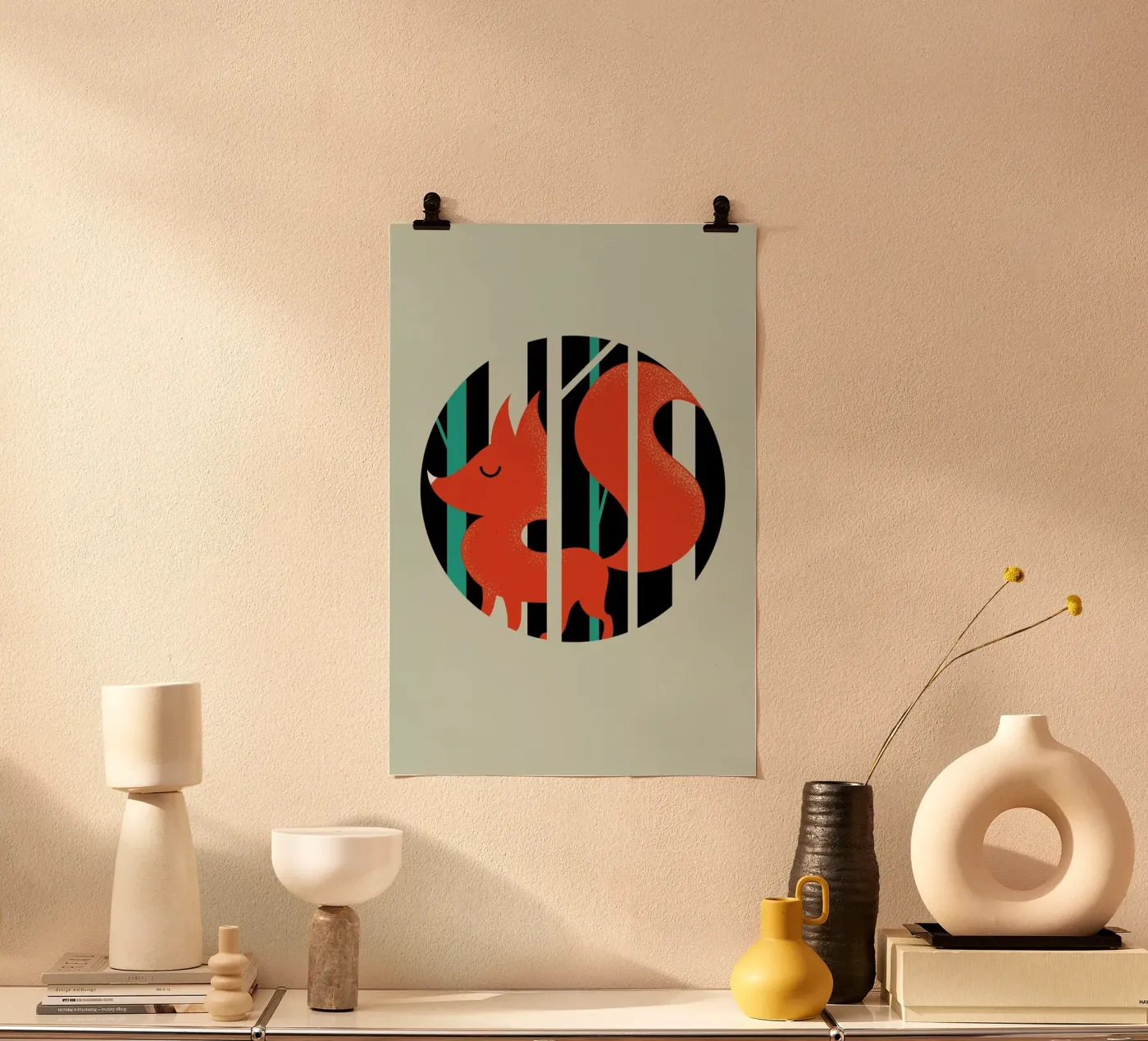 Fox poster by Doozal