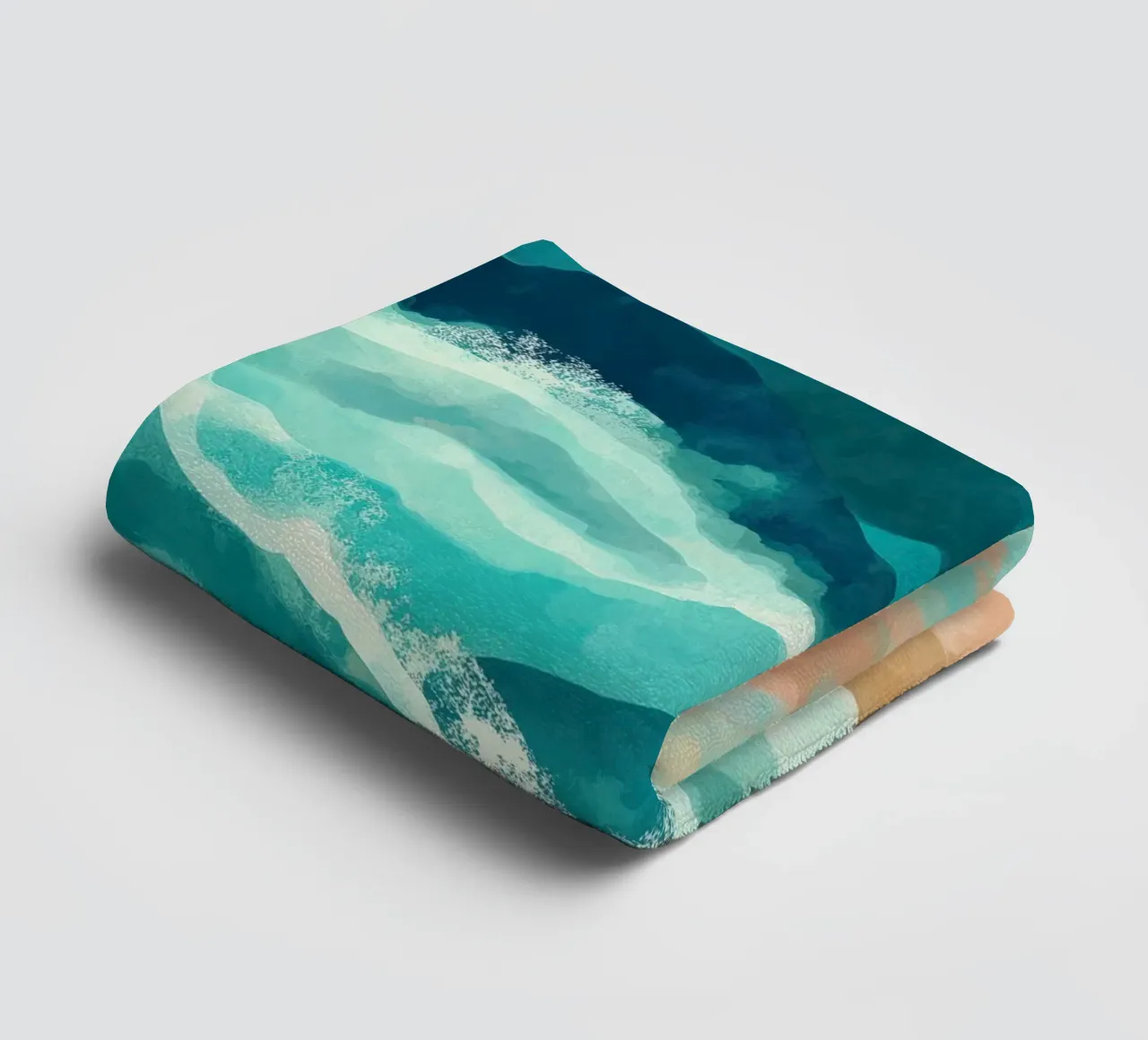 Spiaggia astratta asciugamano da bagno da Imagine