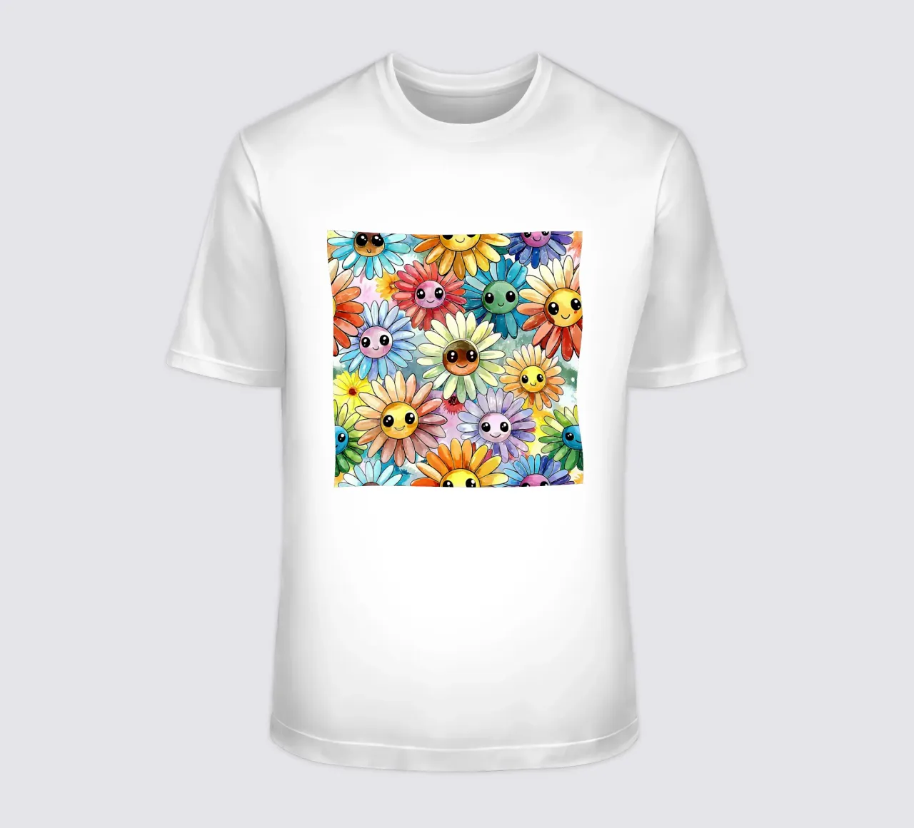 Margherite arcobaleno Kawaii t-shirt da Happy Littles
