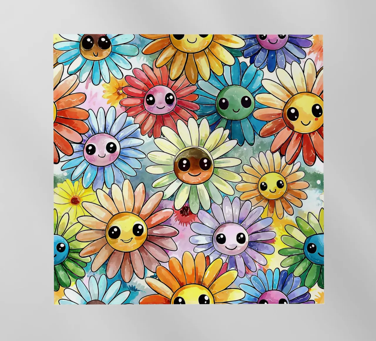 Margherite arcobaleno Kawaii pellicola backlit da Happy Littles