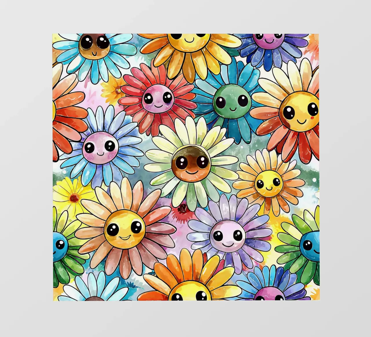 Margherite arcobaleno Kawaii pellicola backlit da Happy Littles