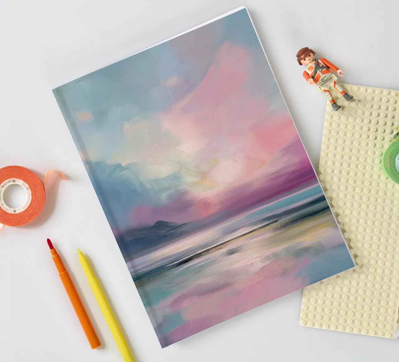 Abstract landscape notebook by Imagine