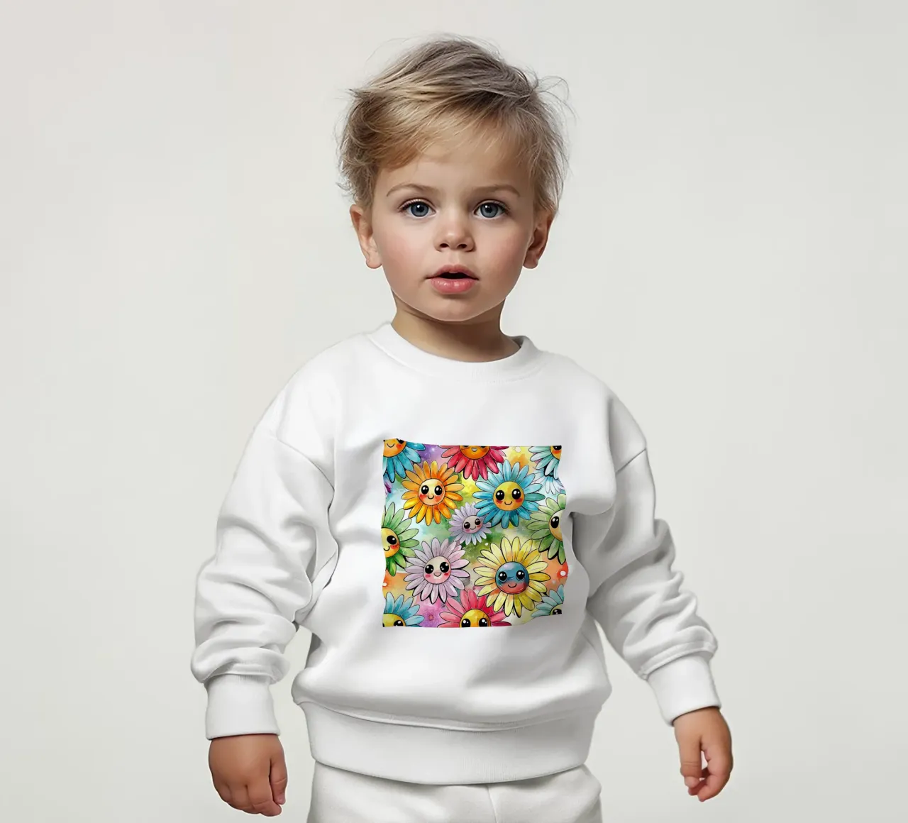 Margherite arcobaleno Kawaii felpa neonato da Happy Littles