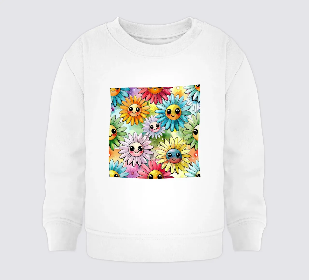 Margherite arcobaleno Kawaii felpa neonato da Happy Littles
