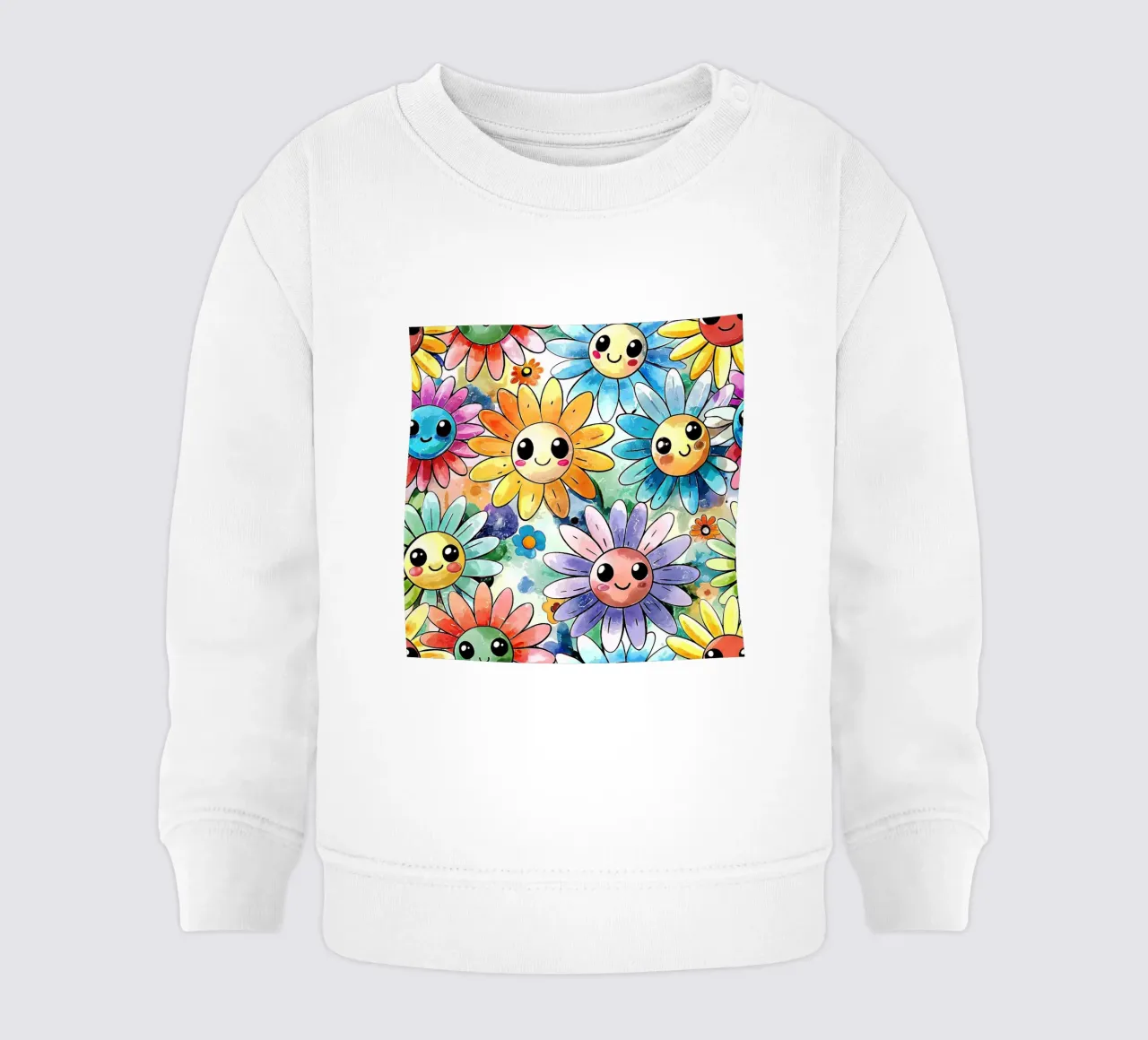 Margherite arcobaleno Kawaii felpa neonato da Happy Littles
