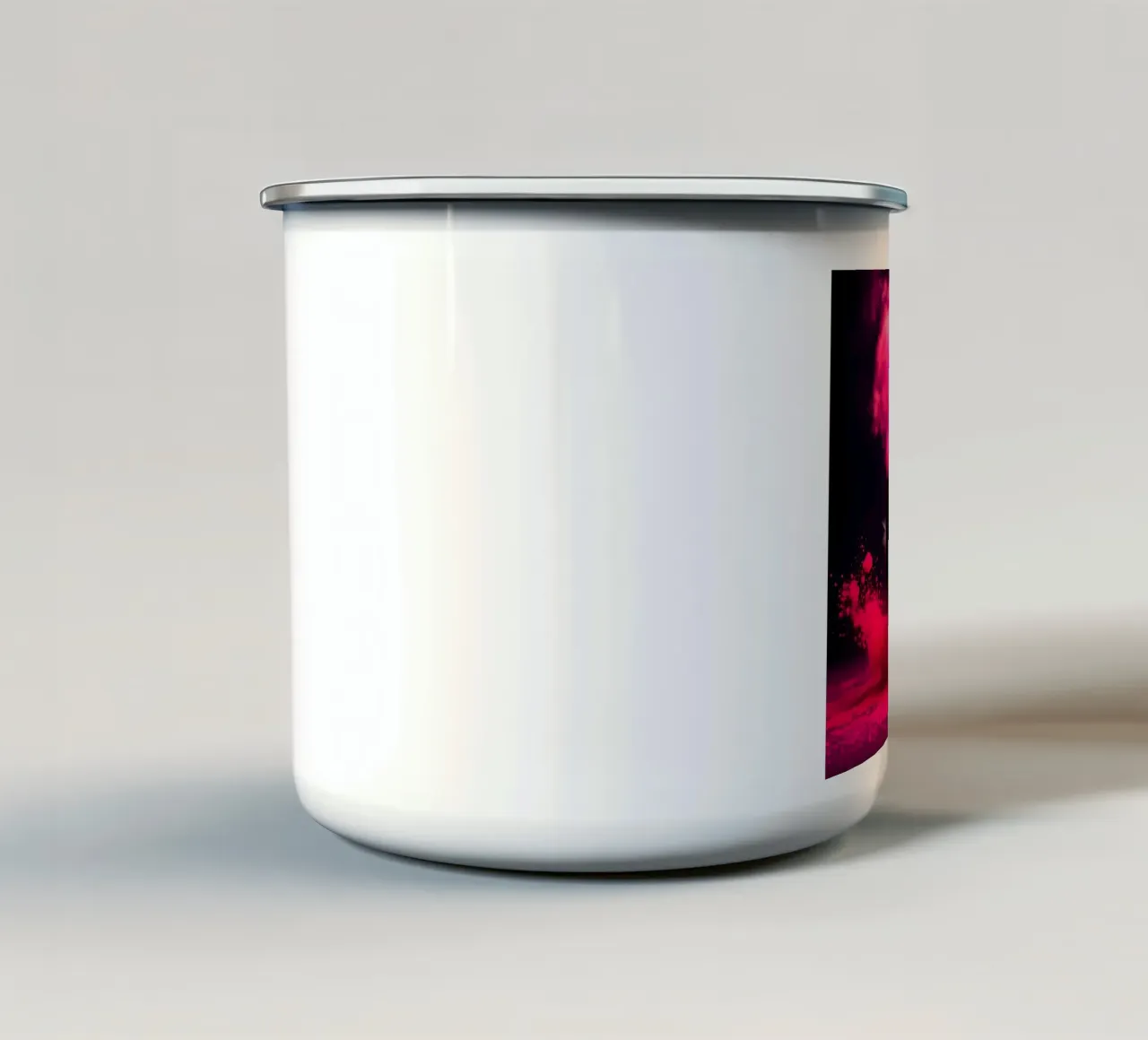 The colorful Bernese Mountain Dog #90 enamel mug by Yumis.Beargang.and.Me