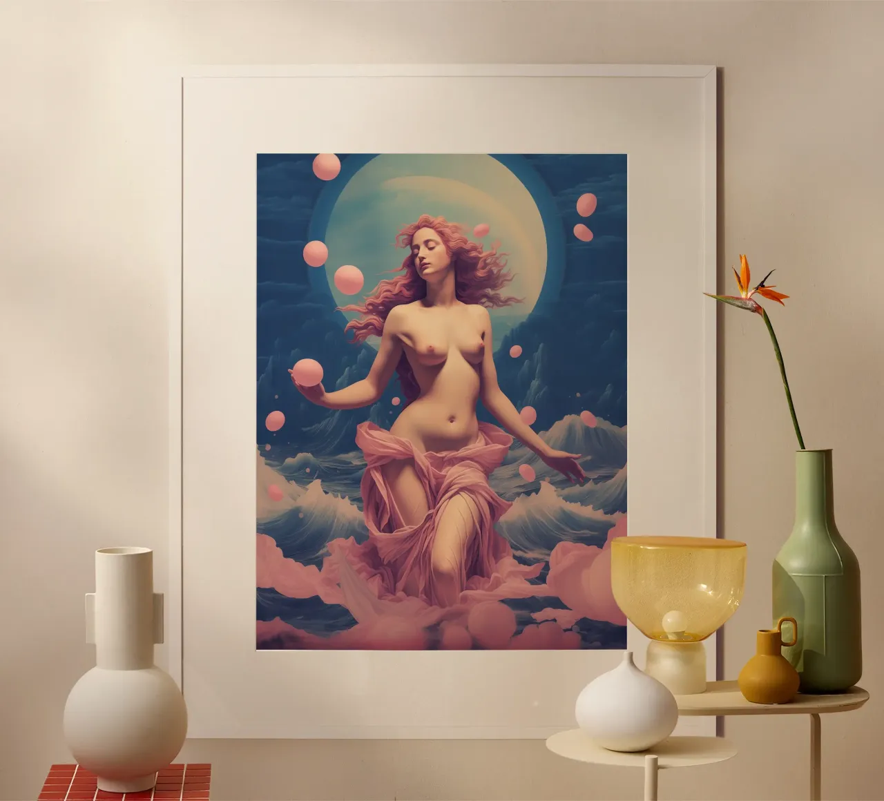 El nacimiento del Pop Art Venus | Adaptación libre de Bottocelli poster de Autofocus