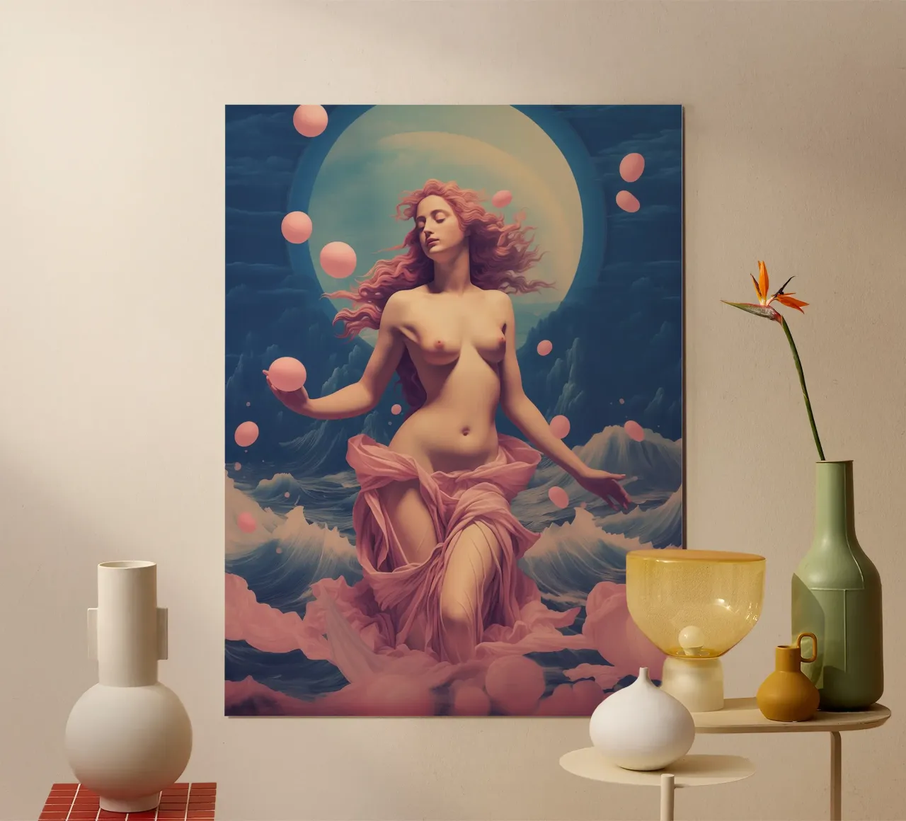El nacimiento del Pop Art Venus | Adaptación libre de Bottocelli poster de Autofocus