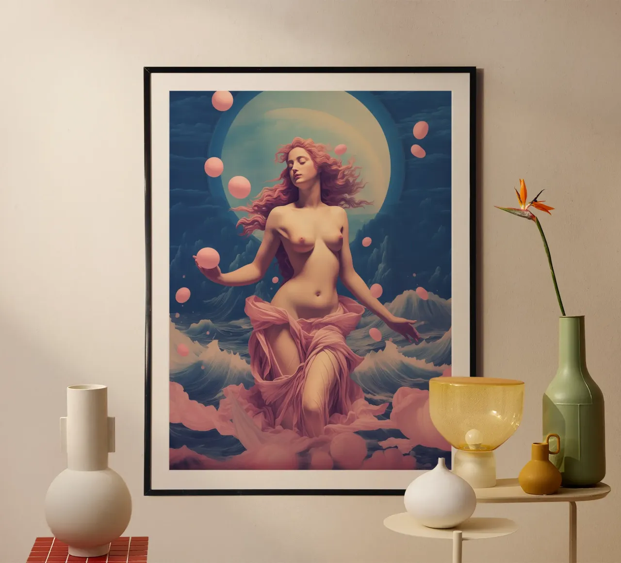 El nacimiento del Pop Art Venus | Adaptación libre de Bottocelli poster de Autofocus