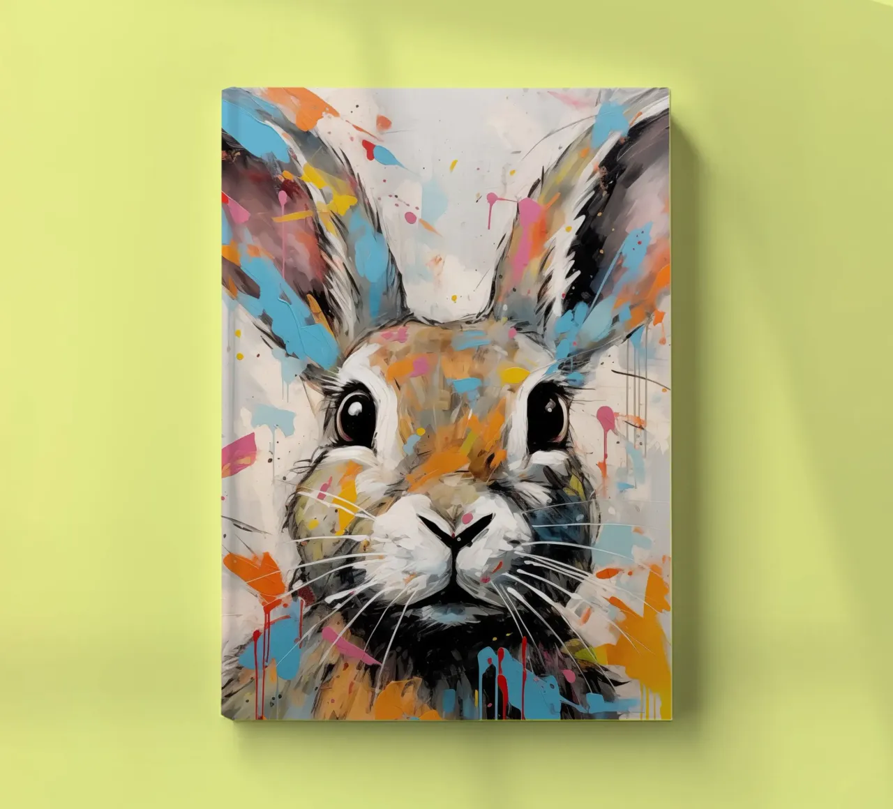 Rabbit abstract notebook by Imagine