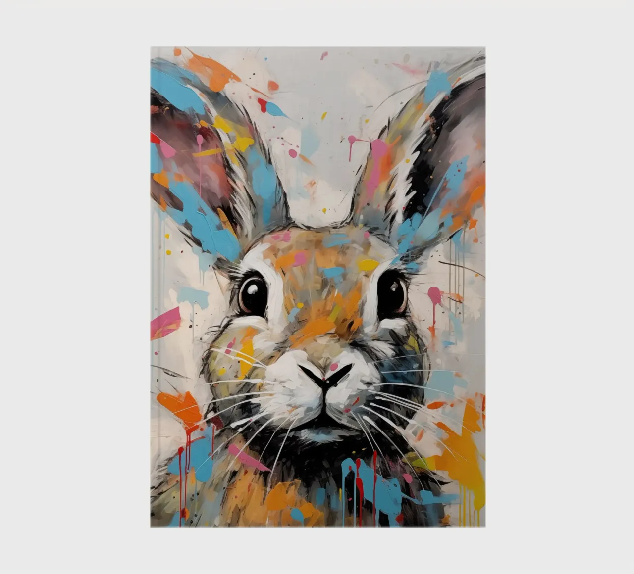 Rabbit abstract notebook by Imagine