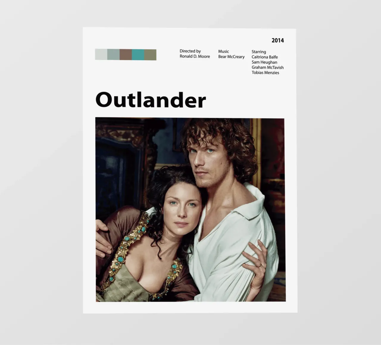 Outlander telo in pvc da The Movie Wall
