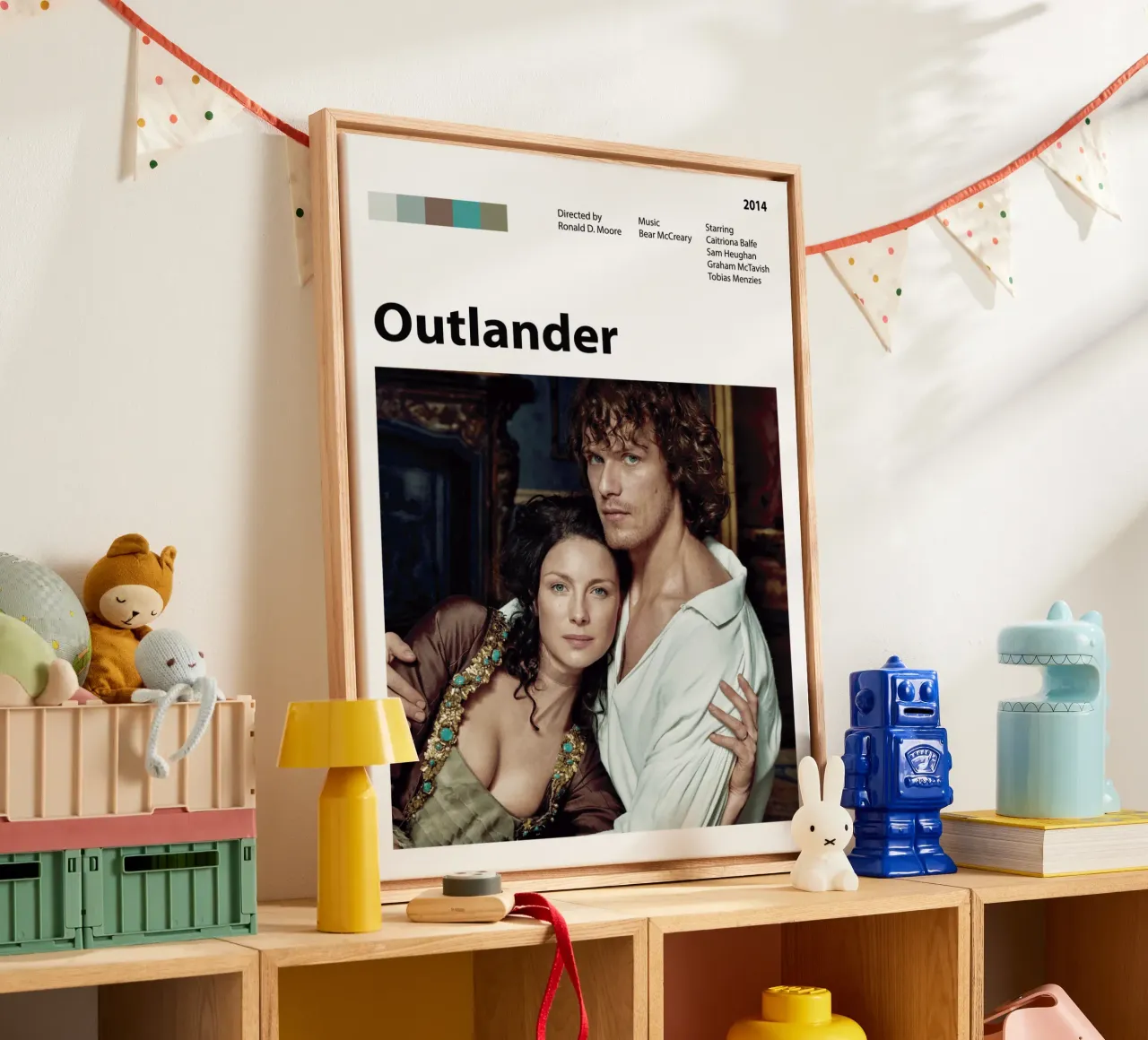 Outlander tela con Cornice a cassetta da 🎞 The Movie Wall