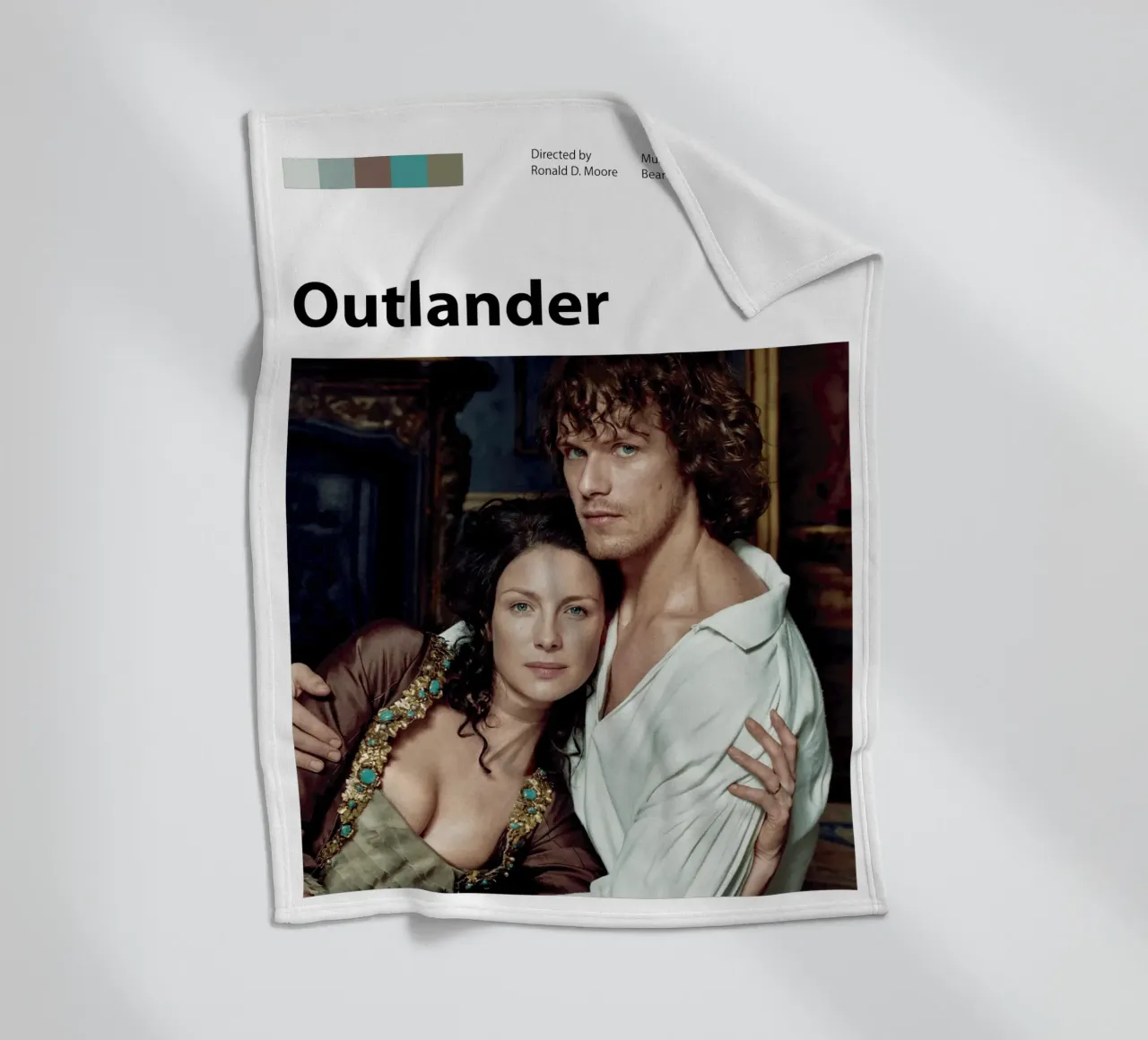 Outlander coperta in pile da The Movie Wall
