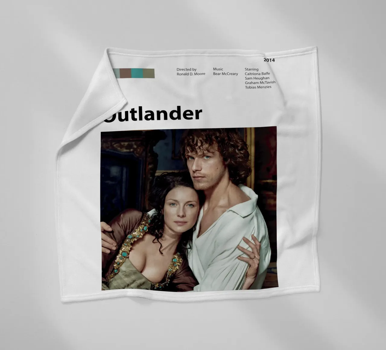 Outlander coperta in pile da The Movie Wall
