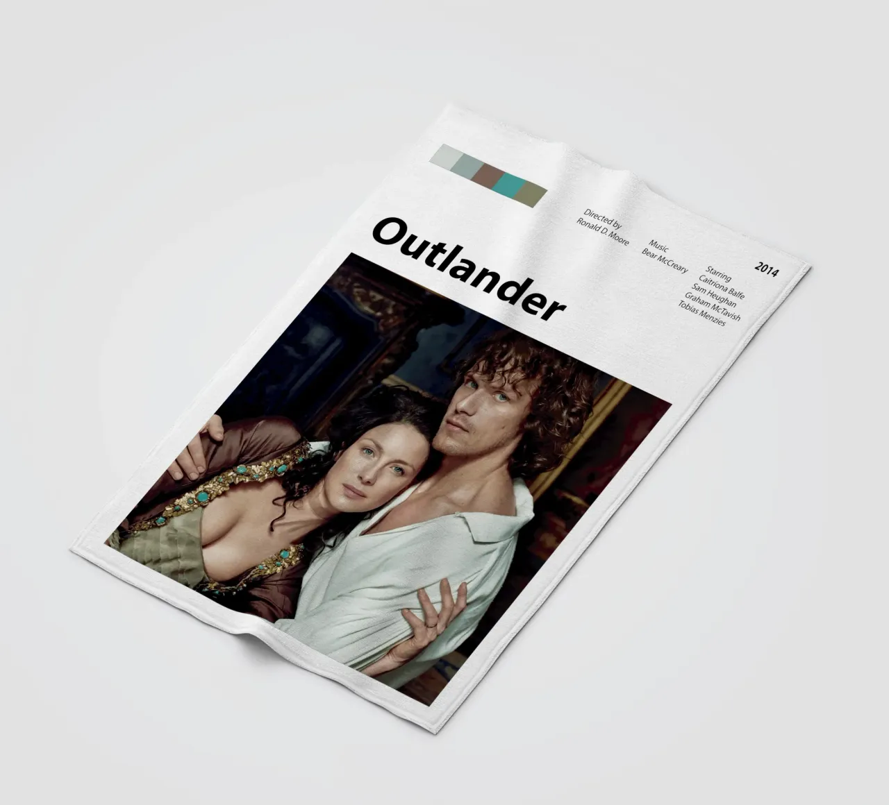 Outlander coperta in pile da The Movie Wall