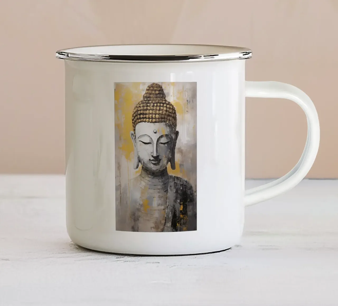 Buddha tazza in smalto da Imagine