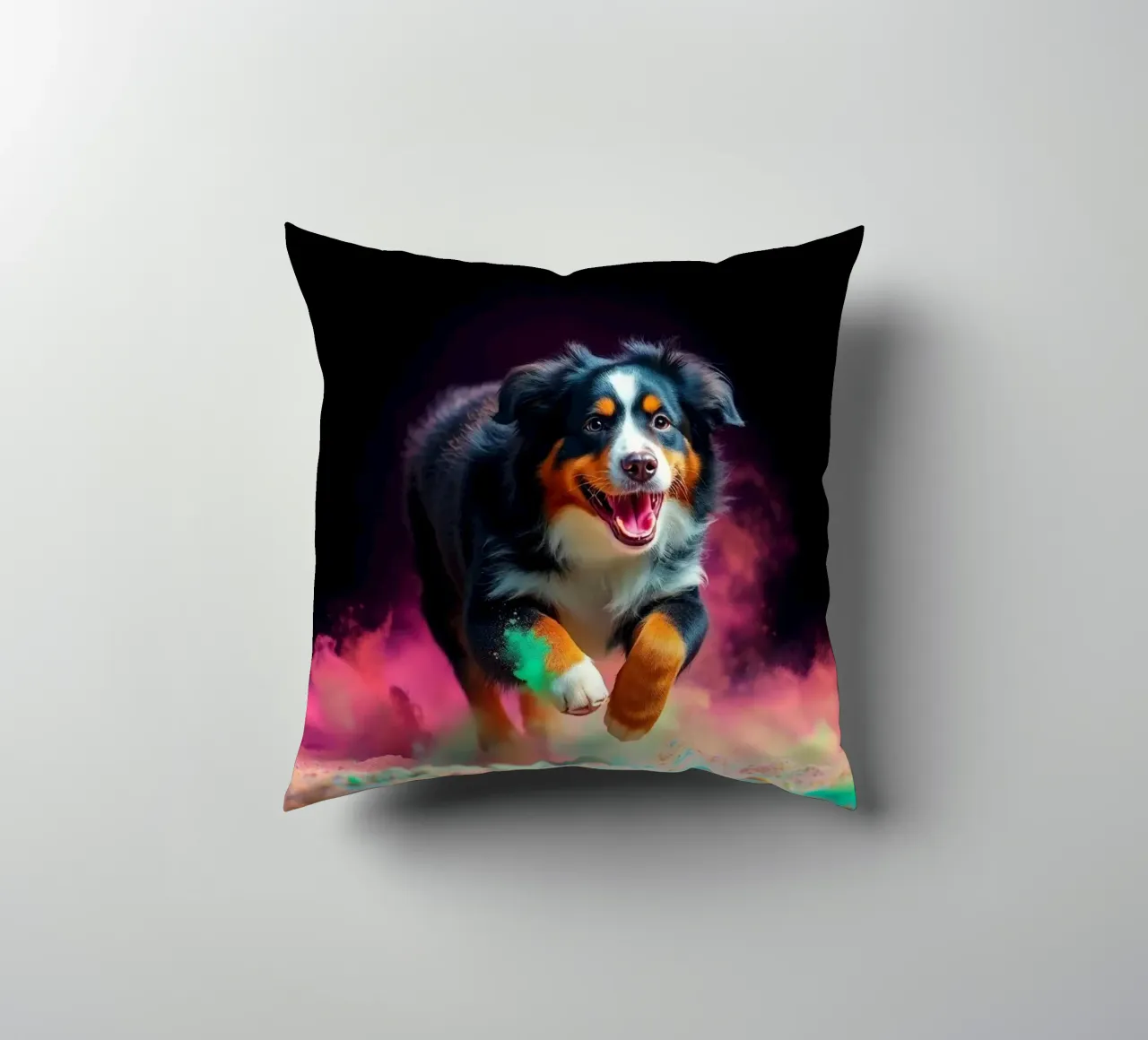 Le bouvier bernois coloré #92 coussin de Yumis.Beargang.and.Me