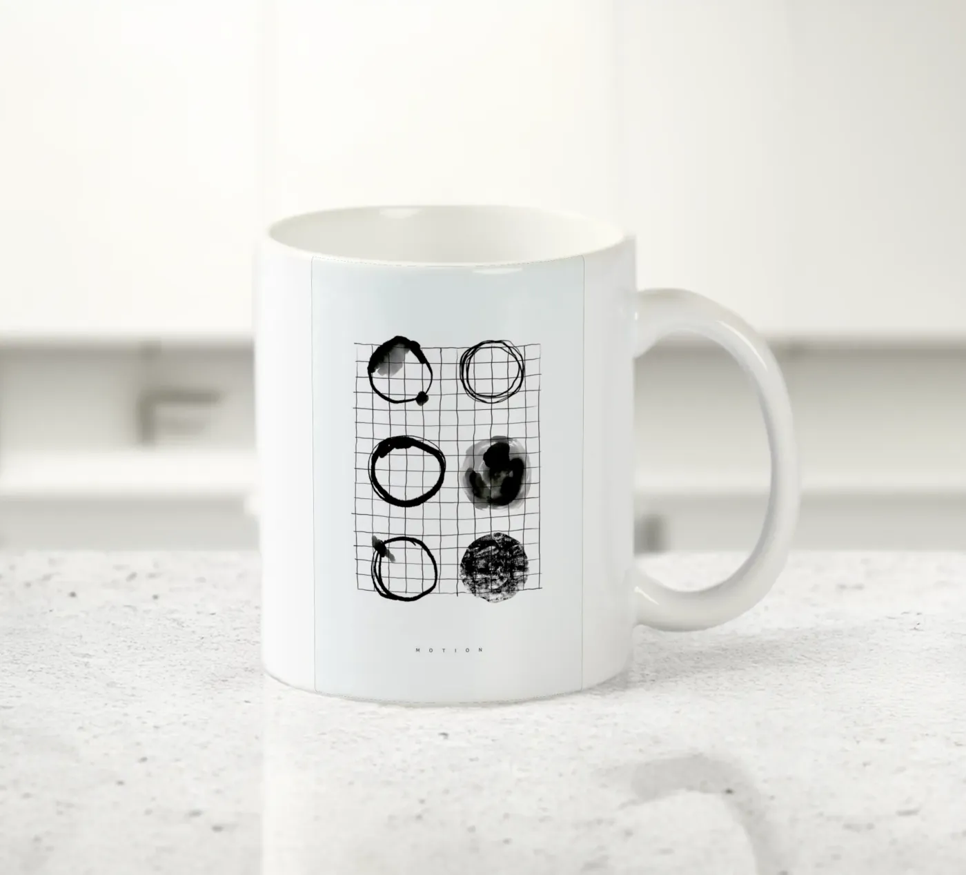 Motion ceramic mug by Graphite