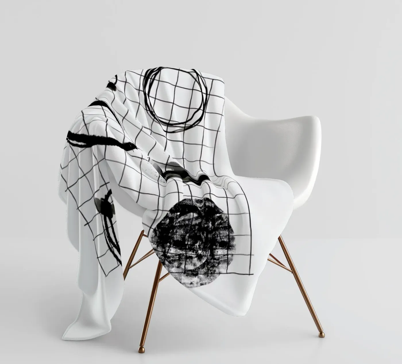 Motion fleecedeken van Graphite