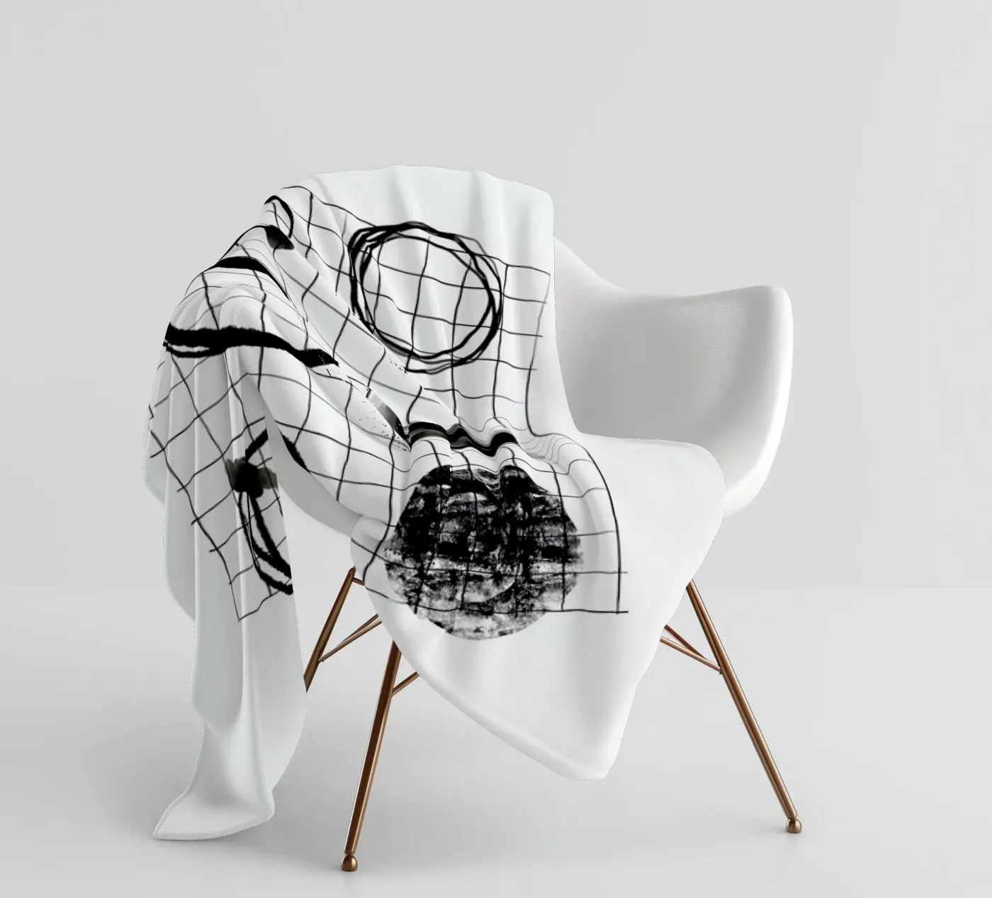 Motion fleecedeken van Graphite