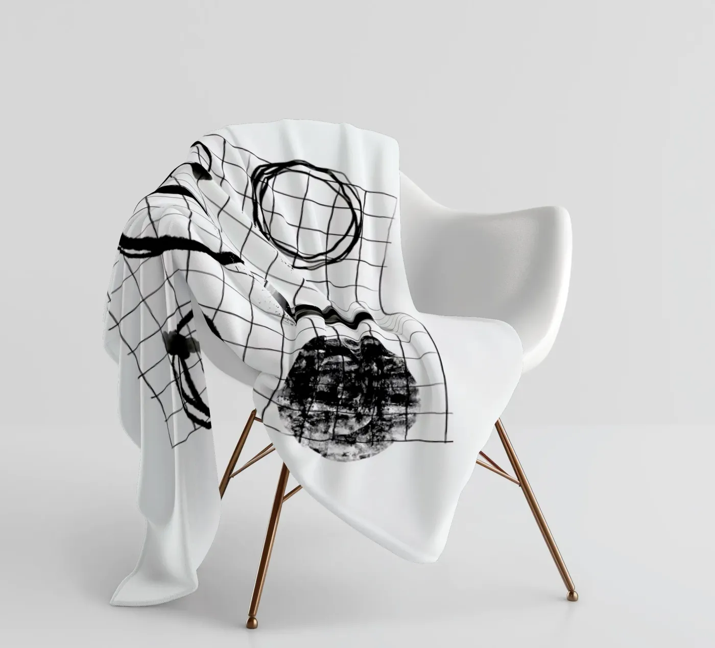 Motion fleecedeken van Graphite