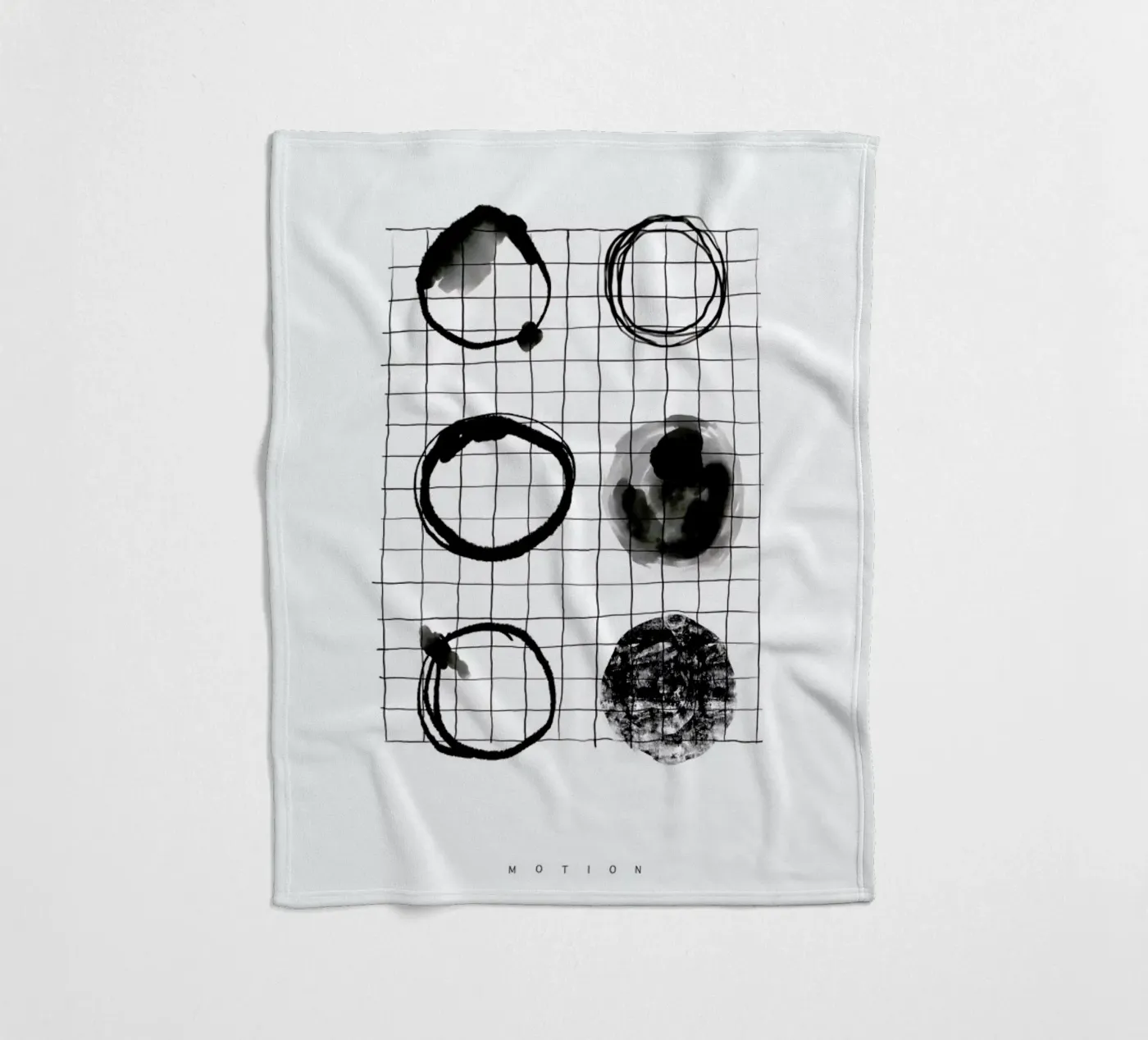 Motion fleecedeken van Graphite