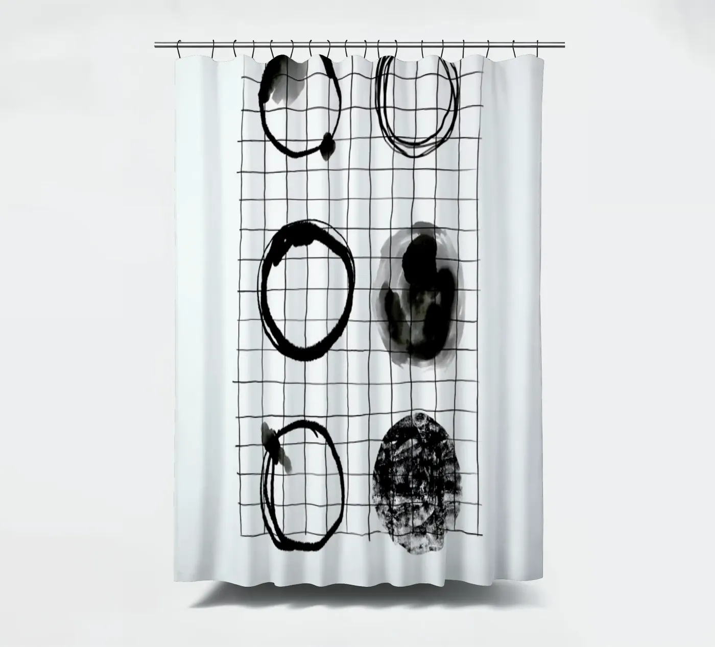 Motion Duschvorhang von Graphite