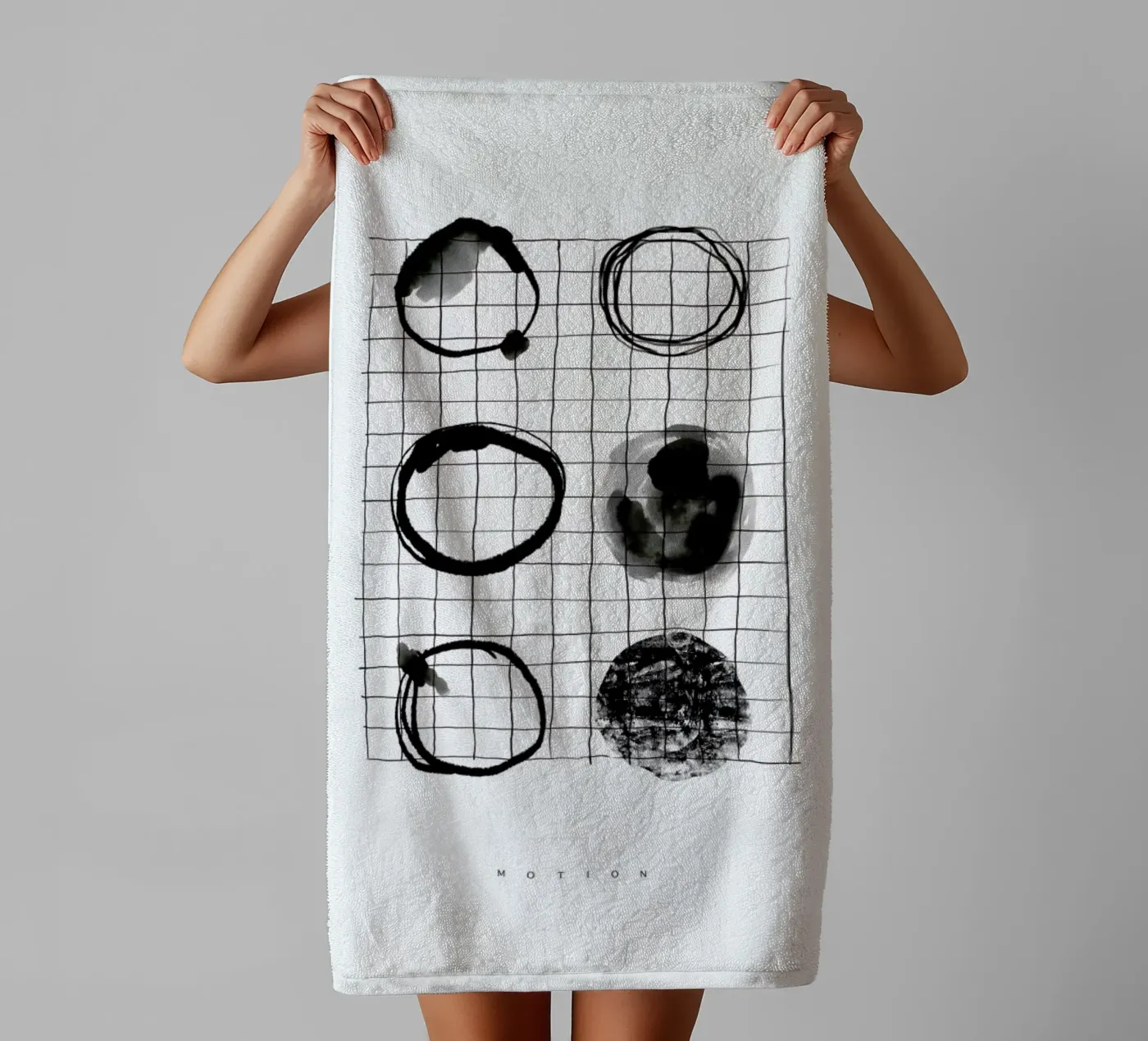 Motion badhanddoek van Graphite