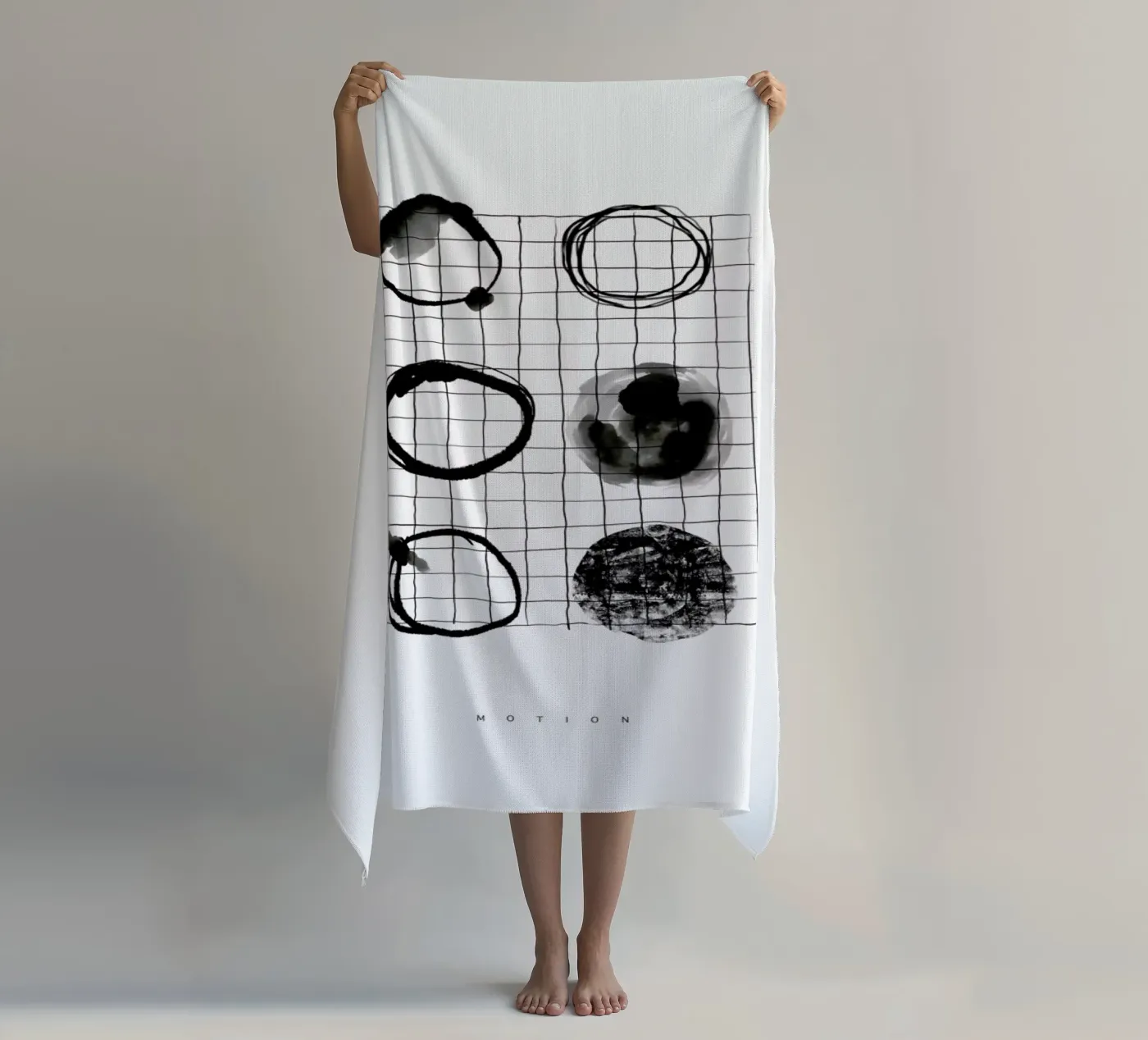 Motion strandhanddoek van Graphite