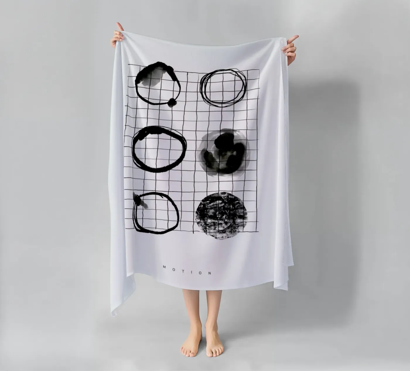 Motion strandhanddoek van Graphite