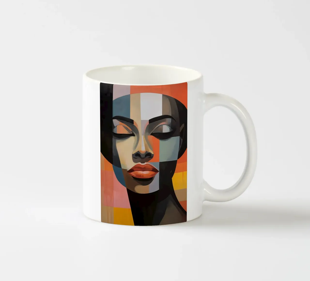 Volto africano tazza in ceramica da Imagine