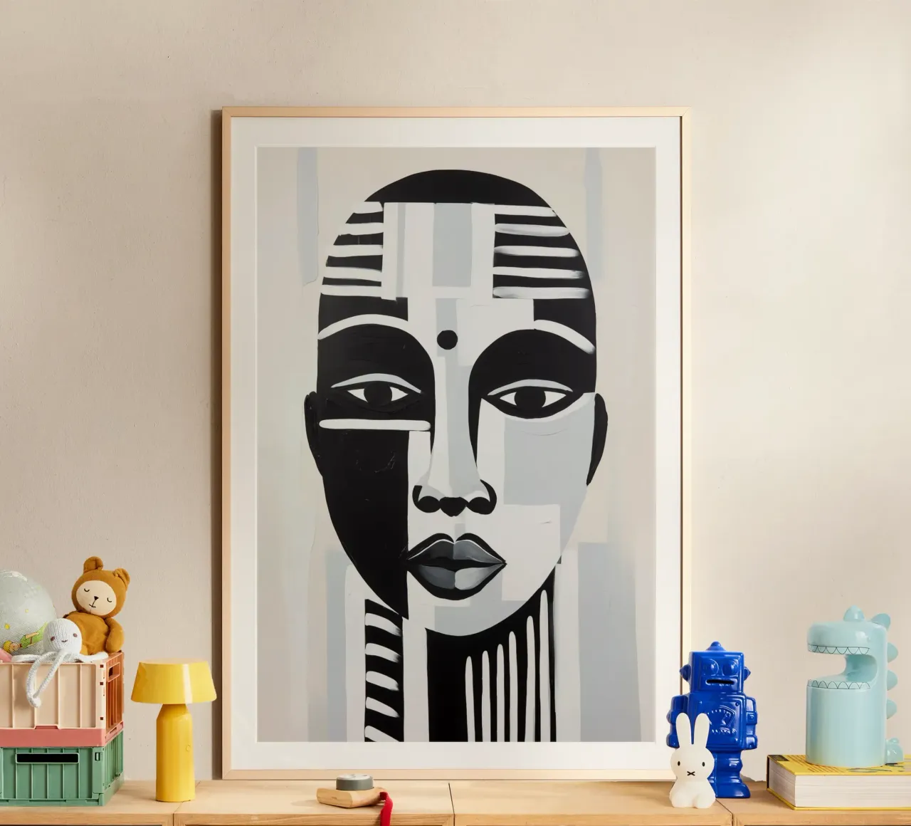 Afrikanisches Gesicht Poster von Imagine