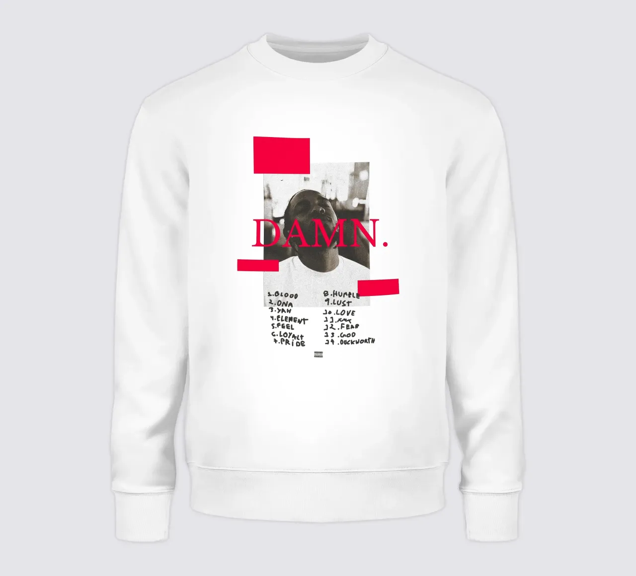 Damnn/Kendrick Lamar felpa da Attaboy Dsgn