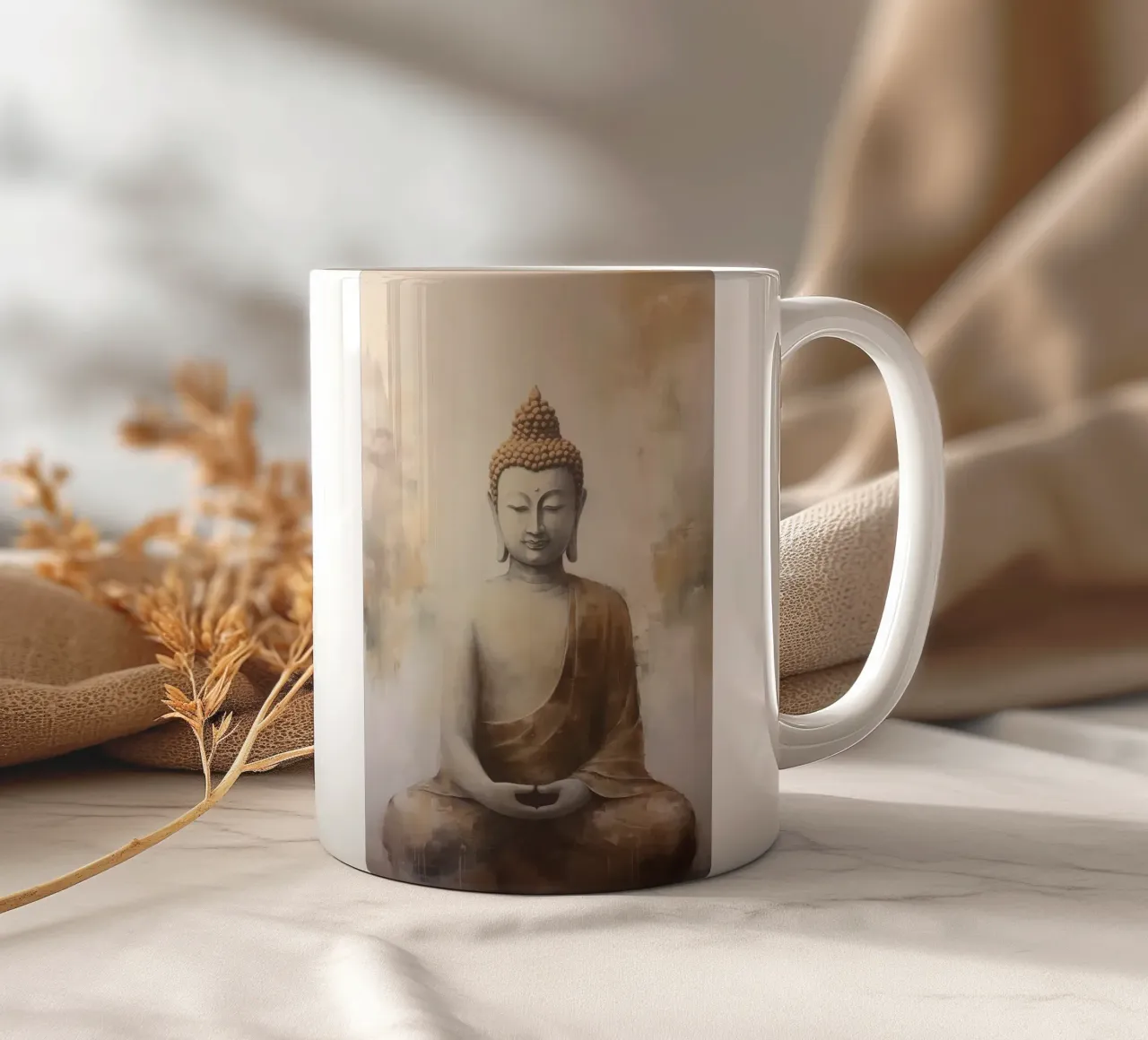 Buddha tazza in ceramica da Imagine