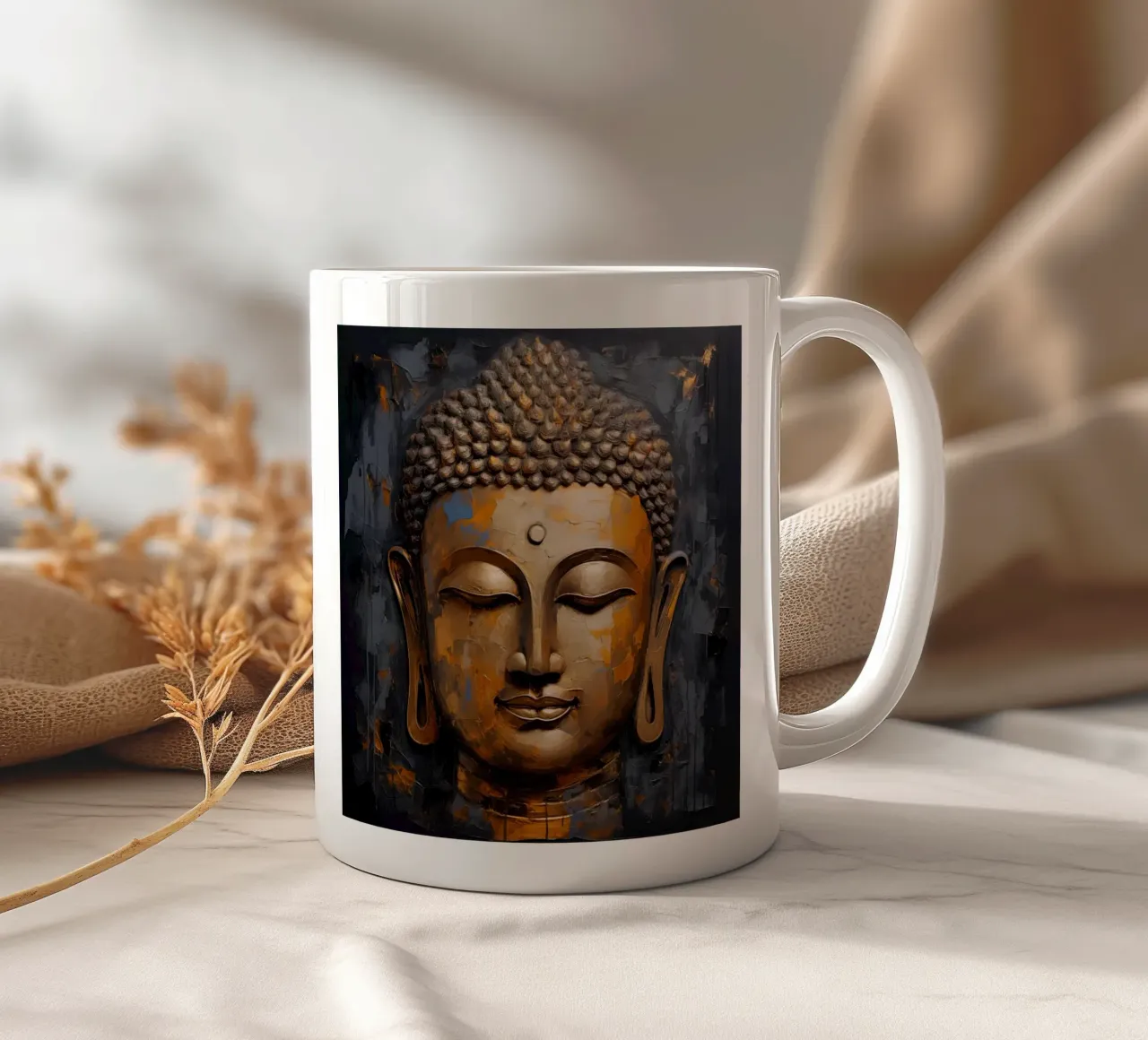 Buddha tazza in ceramica da Imagine