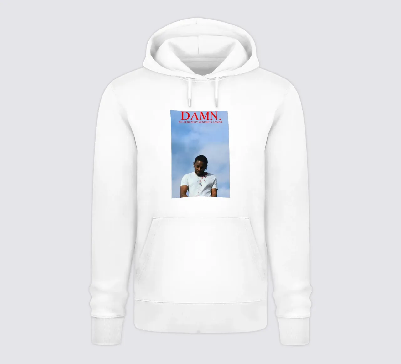Damnn/Kendrick Lamar felpa con cappuccio da Attaboy Dsgn