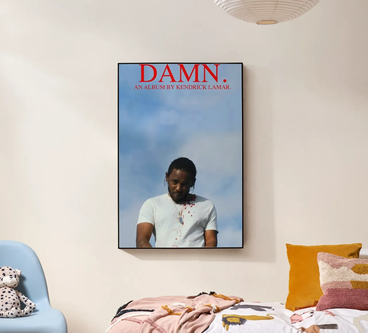 Damnn/Kendrick Lamar plexiglass da Attaboy Dsgn