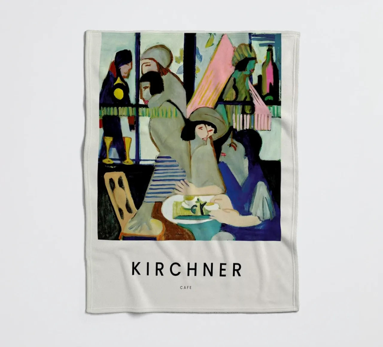 Kirchner - Cafe coperta in pile da Vintage by JUNIQE