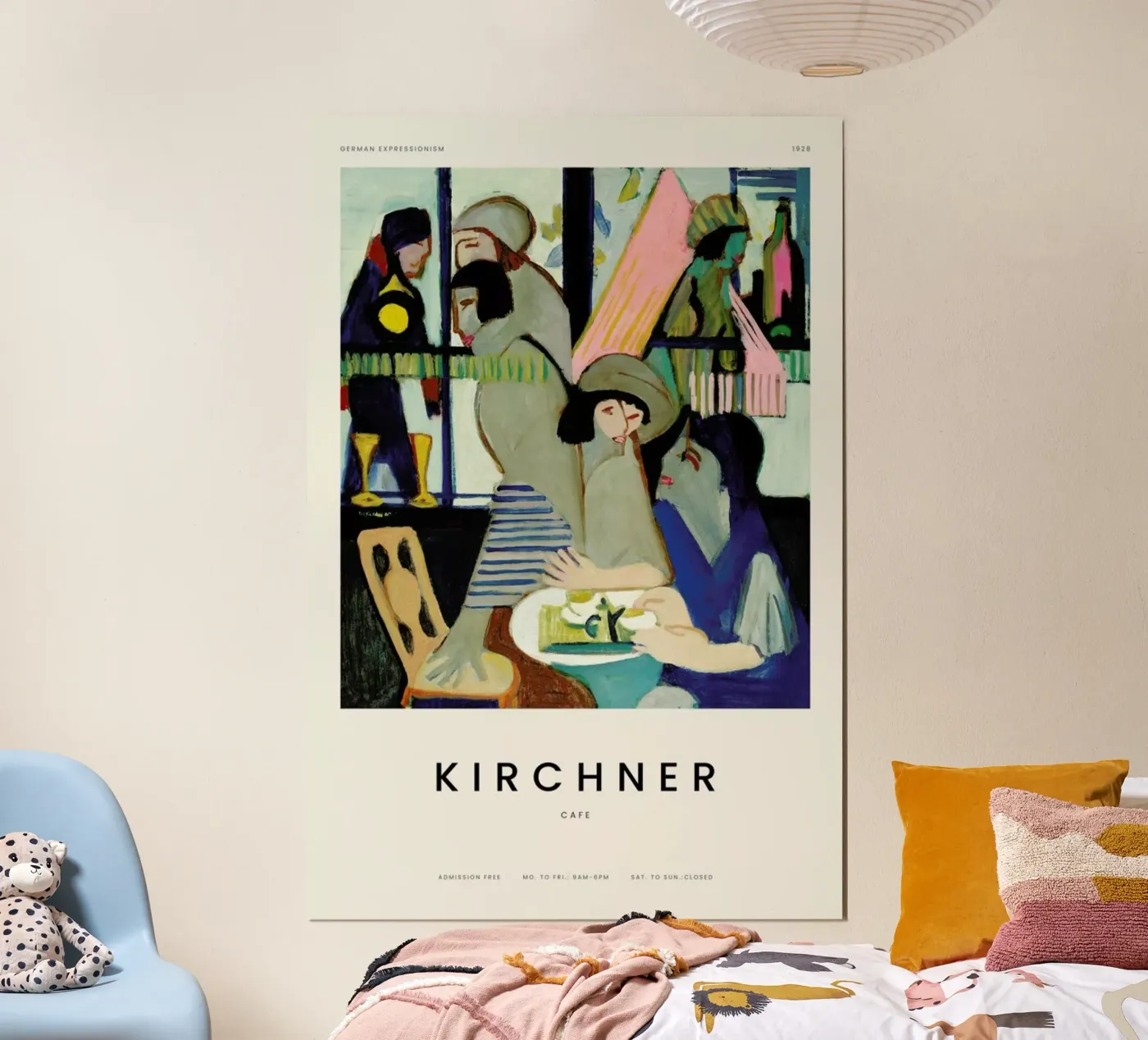 Kirchner - Cafe poster da Vintage by JUNIQE