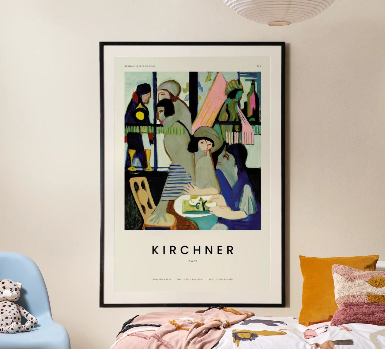 Kirchner - Cafe Poster von Vintage by JUNIQE