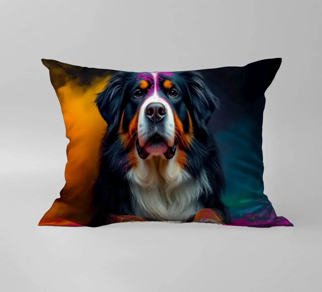 Le bouvier bernois coloré #98 coussin de Yumis.Beargang.and.Me
