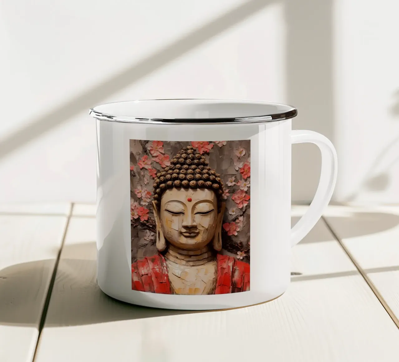 Buddha tazza in smalto da Imagine